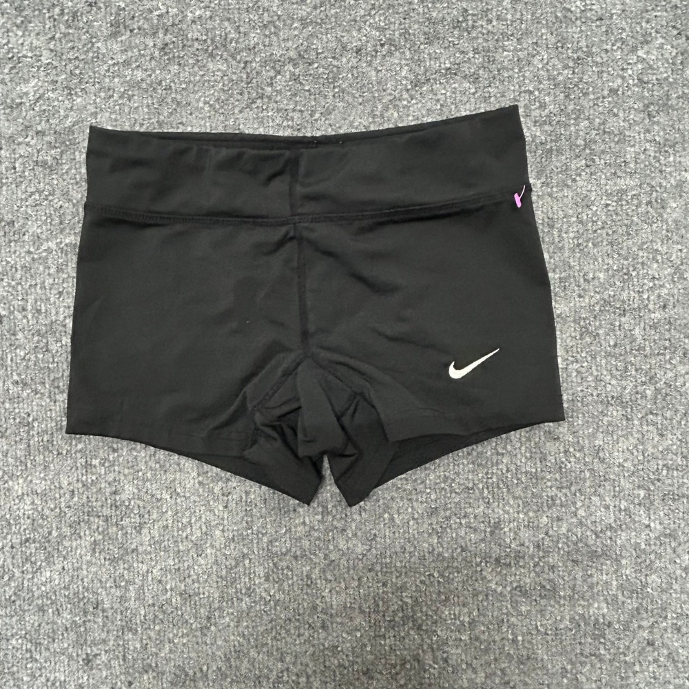 Nike Shorts Womens Size XXS Black Dri-Fit Compression Athletic Volleyball Sport